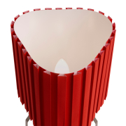 Lampa stołowa Canelé czerwona HAY