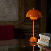 Lampa Stołowa Flowerpot VP3 Zesty Orange Andtradition