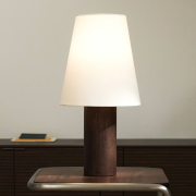 Lampa stołowa Marga brązowa Kave Home