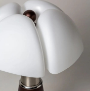 Lampa stołowa Pipistrello Med ciemnobrązowa Martinelli Luce