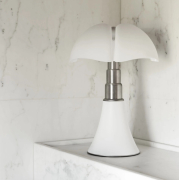 Lampa stołowa Pipistrello Pop White Matt 35 cm Martinelli Luce