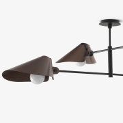 Lampa wisząca Bonnet SC93 metaliczny brąz Andtradition