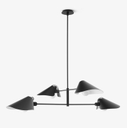 Lampa wisząca Bonnet SC92 czarna Andtradition