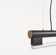 Lampa wisząca Eiffel Single 1000 Gunmetal Steel Frama