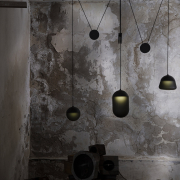 Lampa wisząca Planets 3 przydymiona szara Brokis