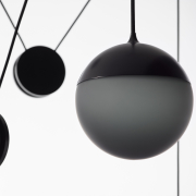 Lampa wisząca Planets 3 przydymiona szara Brokis