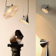 Lampa wisząca Pose 25 cm srebrna Tom Dixon