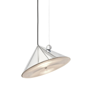 Lampa wisząca Pose 43 cm srebrna Tom Dixon