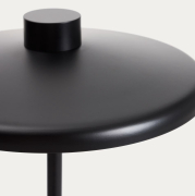 Lampa podłogowa Nuvira czarna Kave Home