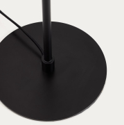 Lampa podłogowa Nuvira czarna Kave Home