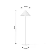 Lampa podłogowa Keglen biała Louis Poulsen