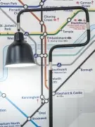 LAMPA PODŁOGOWA LONDON CZARNA IT S ABOUT ROMI