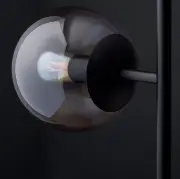 LAMPA PODŁOGOWA ORB CZARNA BOLIA