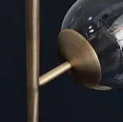 LAMPA PODŁOGOWA ORB MOSIĘŻNA BOLIA