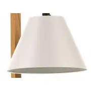 LAMPA PODŁOGOWA ZE STOLIKIEM BIAŁA WOODMAN