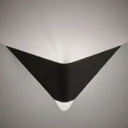 LAMPA ŚCIENNA BAT CZARNA