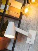 LAMPA ŚCIENNA BIARRITZ BIAŁA IT S ABOUT ROMI