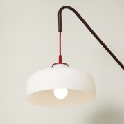 Lampa ścienna Current czerwona Hubsch