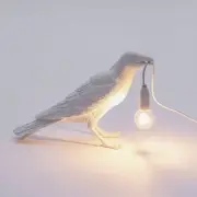 LAMPA STOŁOWA BIRD WAITING BIAŁA SELETTI