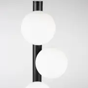 Lampa stołowa Monica szkło opalizowane White Label Living