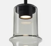 Lampa wisząca Bamboo Forest 75 cm przydymiony szary Brokis