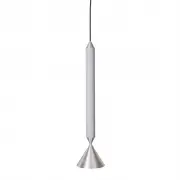 LAMPA WISZĄCA APOLLO 39 SZARA ALUMINIUM PHOLC