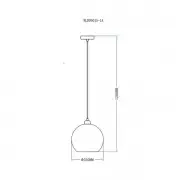LAMPA WISZĄCA BALL