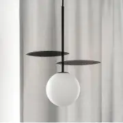 LAMPA WISZĄCA FYLLO CZARNA UMMO