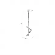 LAMPA WISZĄCA HAWK TALL ZUIVER