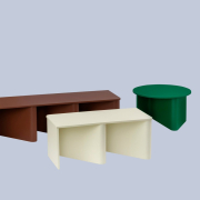 Stolik kawowy Nami 76 cm zielony Miniforms