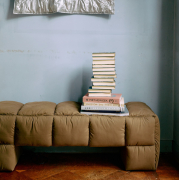 Ławka Puffy zielona HKliving