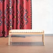 Ławka dębowa Klupa 120 cm biała Gazzda