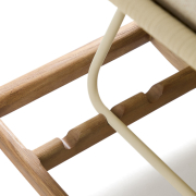 Leżak ogrodowy Alipa ecru kave home