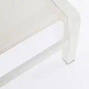 Leżak ogrodowy Konnor biały Bizzotto