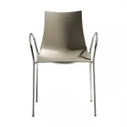 KRZESŁO ZEBRA TECHNOPOLYMER Z PODŁOKIETNIKAMI SCAB DESIGN