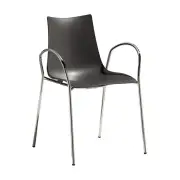 KRZESŁO ZEBRA TECHNOPOLYMER Z PODŁOKIETNIKAMI SCAB DESIGN