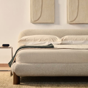 Łóżko Odina 180 cm - nogi jesion orzechowy Kave Home