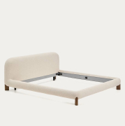 Łóżko Odina 180 cm - nogi jesion orzechowy Kave Home
