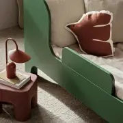 Łóżko dla dziecka Sill Junior zielone Ferm Living