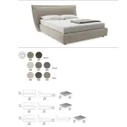 ŁÓŻKO SOFTLY CALLIGARIS