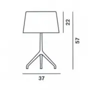 LAMPA STOŁOWA LUMIERE XXL FOSCARINI