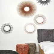 lustro ścienne prickle gold pols potten