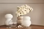 Wazon Mingei 24 cm biały Bolia