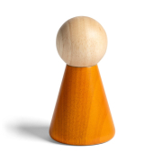 Młynek do soli i pieprzu Halma small pomarańczowy &k Amsterdam