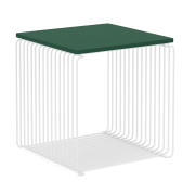 Moduł Panton Wire 34,8 × 34,8 × 34,8 cm z półką biały Montana