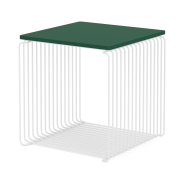 Moduł Panton Wire 34,8 × 34,8 × 34,8 cm z półką biały Montana