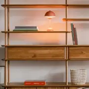 Regał Paroo 212 cm dąb zimny