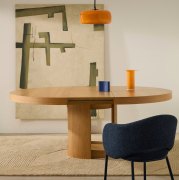 Okrągły stół rozkładany Artis 150-200 cm dębowy Kave Home