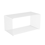 Regał modułowy Panton Wire z półką biały Montana