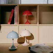 Lampa przenośna Panthella 160 Portable jasnoróżowa Louis Poulsen